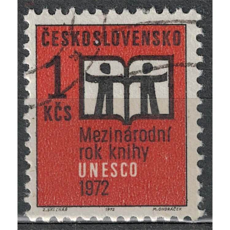 CECOSLOVACCHIA 1972 Anno del libro us