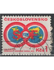 CECOSLOVACCHIA 1973 Congresso dei sindacati operai us
