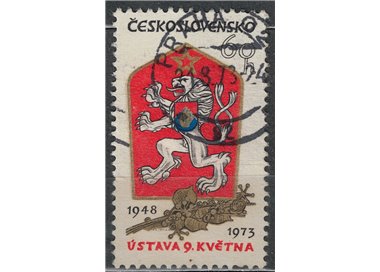 CZECHOSLOVAKIA 1973 Anniversary of the Constitution us