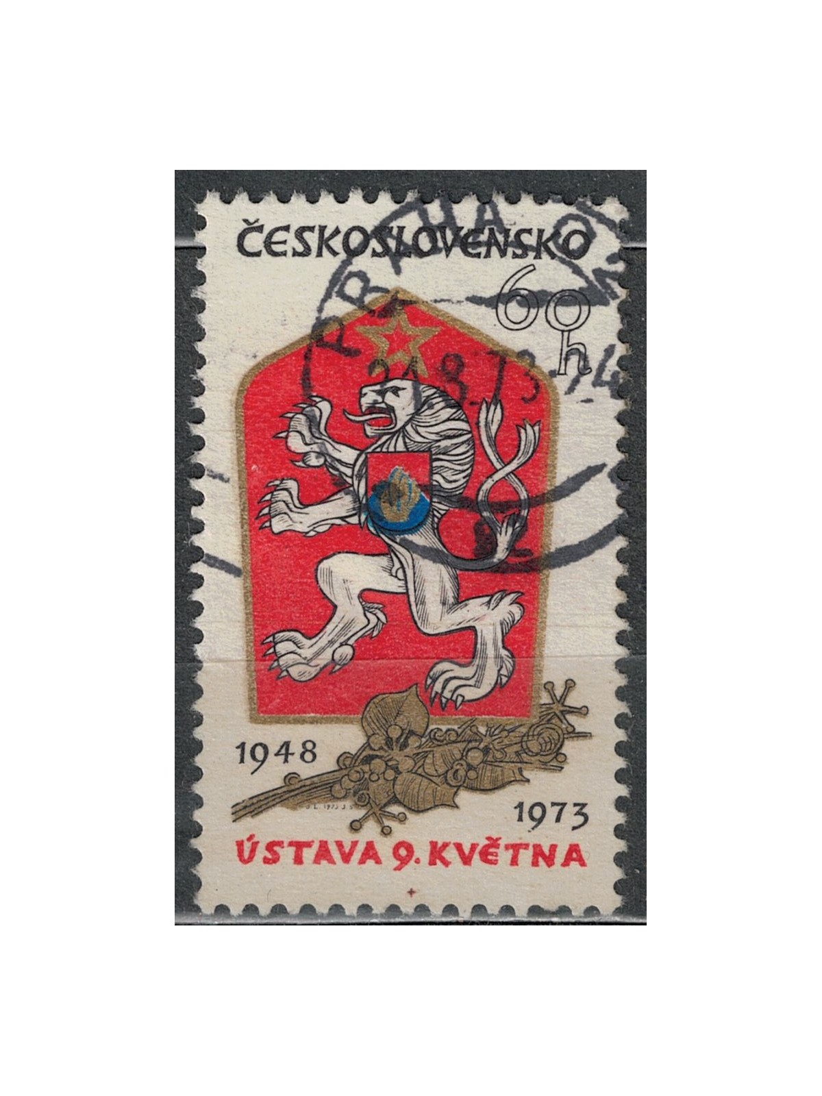 CZECHOSLOVAKIA 1973 Anniversary of the Constitution us