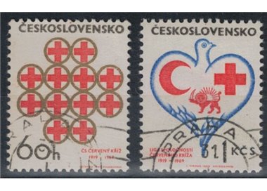 CECOSLOVACCHIA 1969 Croce Rossa 2v us