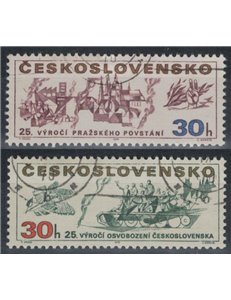 CZECHOSLOVAKIA 1970 Anniversary of Liberation 2v us