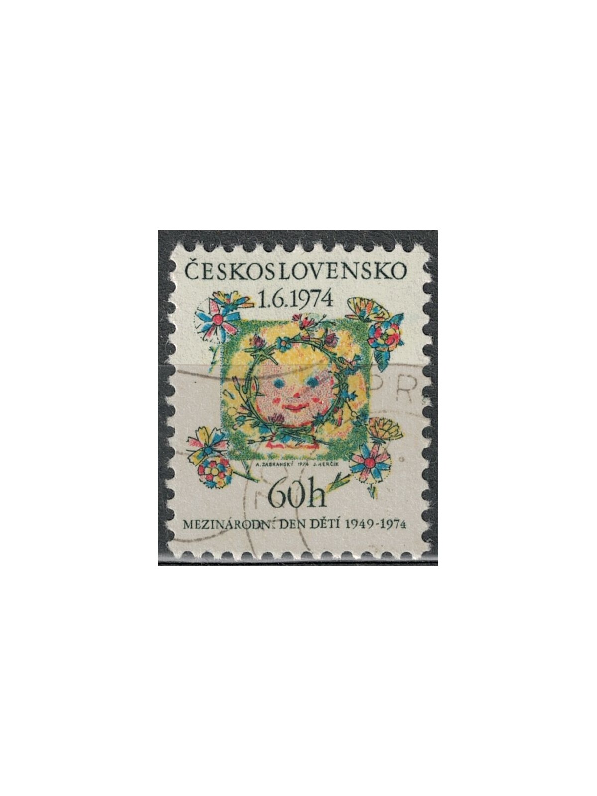 CZECHOSLOVAKIA 1974 Children's Day us