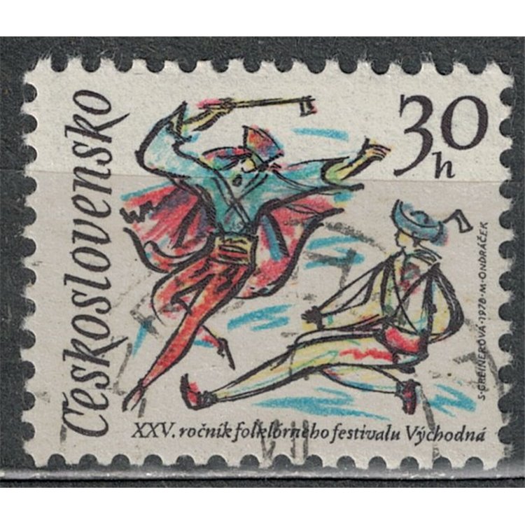 CECOSLOVACCHIA 1978 Festival del folklore us