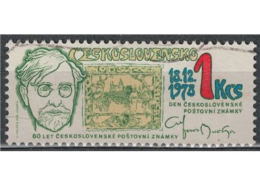 CECOSLOVACCHIA 1978 Giornata del francobollo us