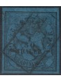 GERMANY OLDEMBOURG 1852 Coat of Arms 1/30 Th. blue 1st type us