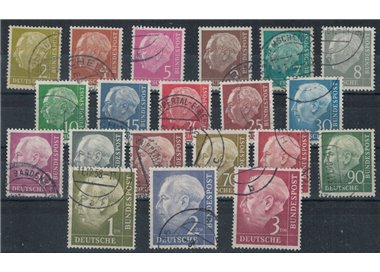 GERMANIA BRD 1952 Theodor Heuss 20v us