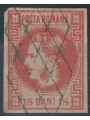 ROMANIA 1868 Profilo del Principe 18 bani rosso carminio us