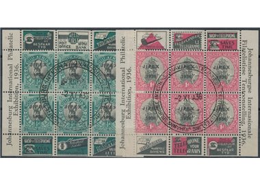 SOUTH AFRICA 1936 Expo Jipex 2 s/s us