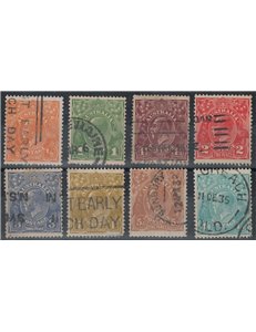 AUSTRALIA 1931-36 Effigy of George V 8v us