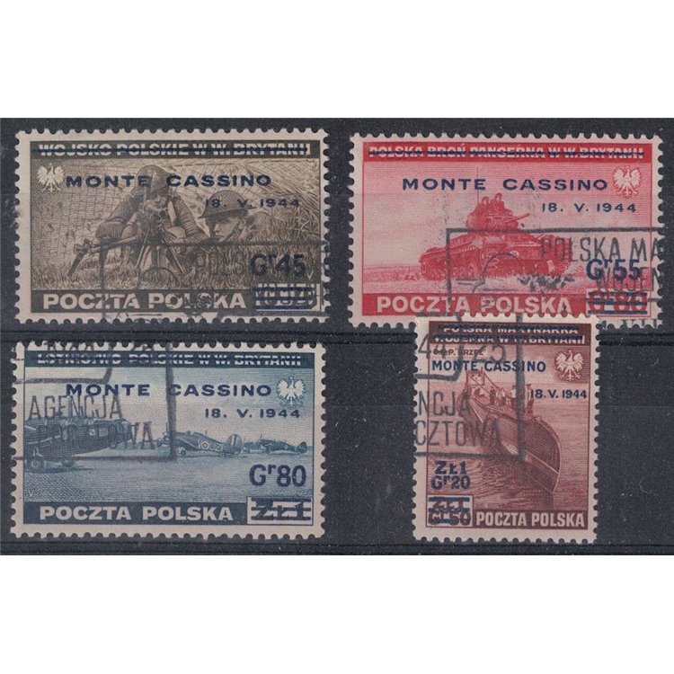 POLONIA 1944 Battaglia di Monte Cassino 4v us
