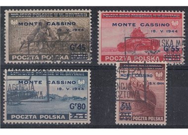 POLAND 1944 Battle of Monte Cassino 4v us