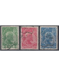 LIECHTENSTEIN 1912 Effigy of Prince John II 3v us