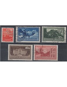 LIECHTENSTEIN 1935 Different views 5v us