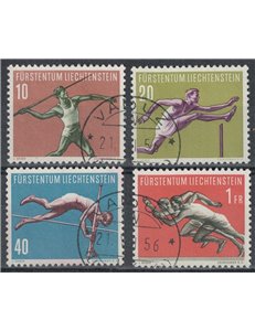 LIECHTENSTEIN 1956 Soggetti sportivi 4v us