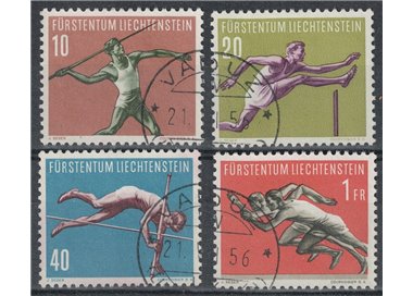 LIECHTENSTEIN 1956 Sports subjects 4v us