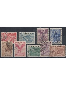 GREECE 1935 Mythological subjects 9v us