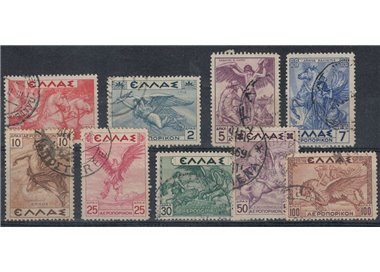 GREECE 1935 Mythological subjects 9v us