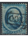 OLANDA 1864 Effigie di Re Guglielmo III 5c azzurro us