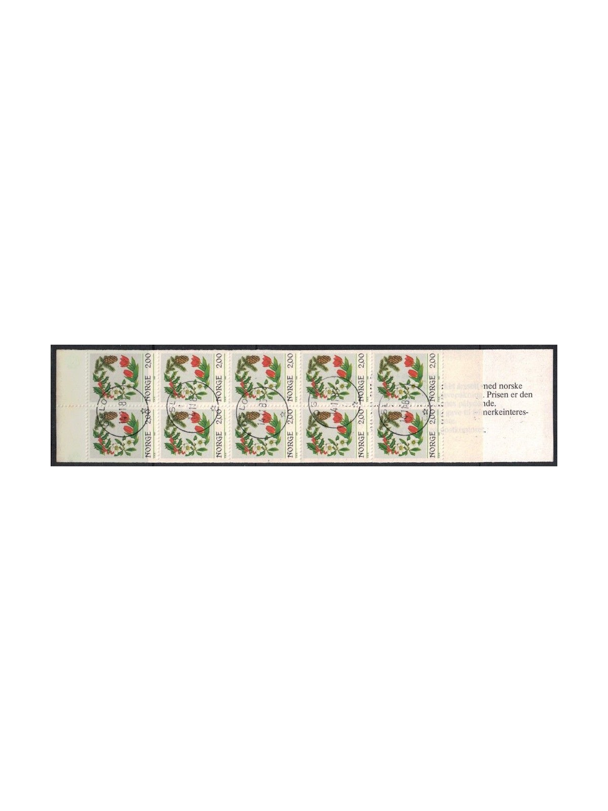 NORVEGIA 1985 Natale 2k LB us