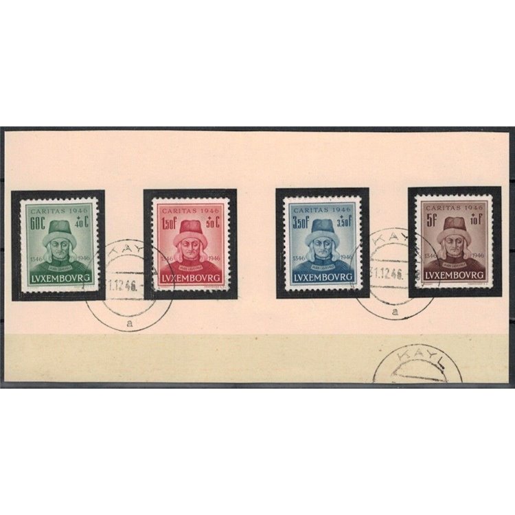 LUSSEMBURGO 1946 Caritas, pro infanzia 4v us