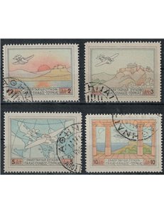 GREECE 1926 Savoia Marchetti Seaplane, 4v US Airmail
