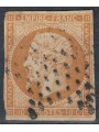 FRANCIA 1853-60 Effigie di Napoleone III, 10c bruno chiaro us