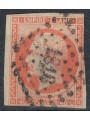 FRANCE 1853-60 Effigy of Napoleon III, 40c yellow orange us