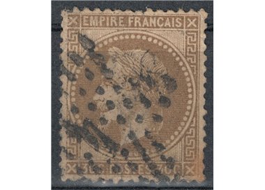 FRANCE 1862-70 Effigy of Napoleon III, 30c brown us