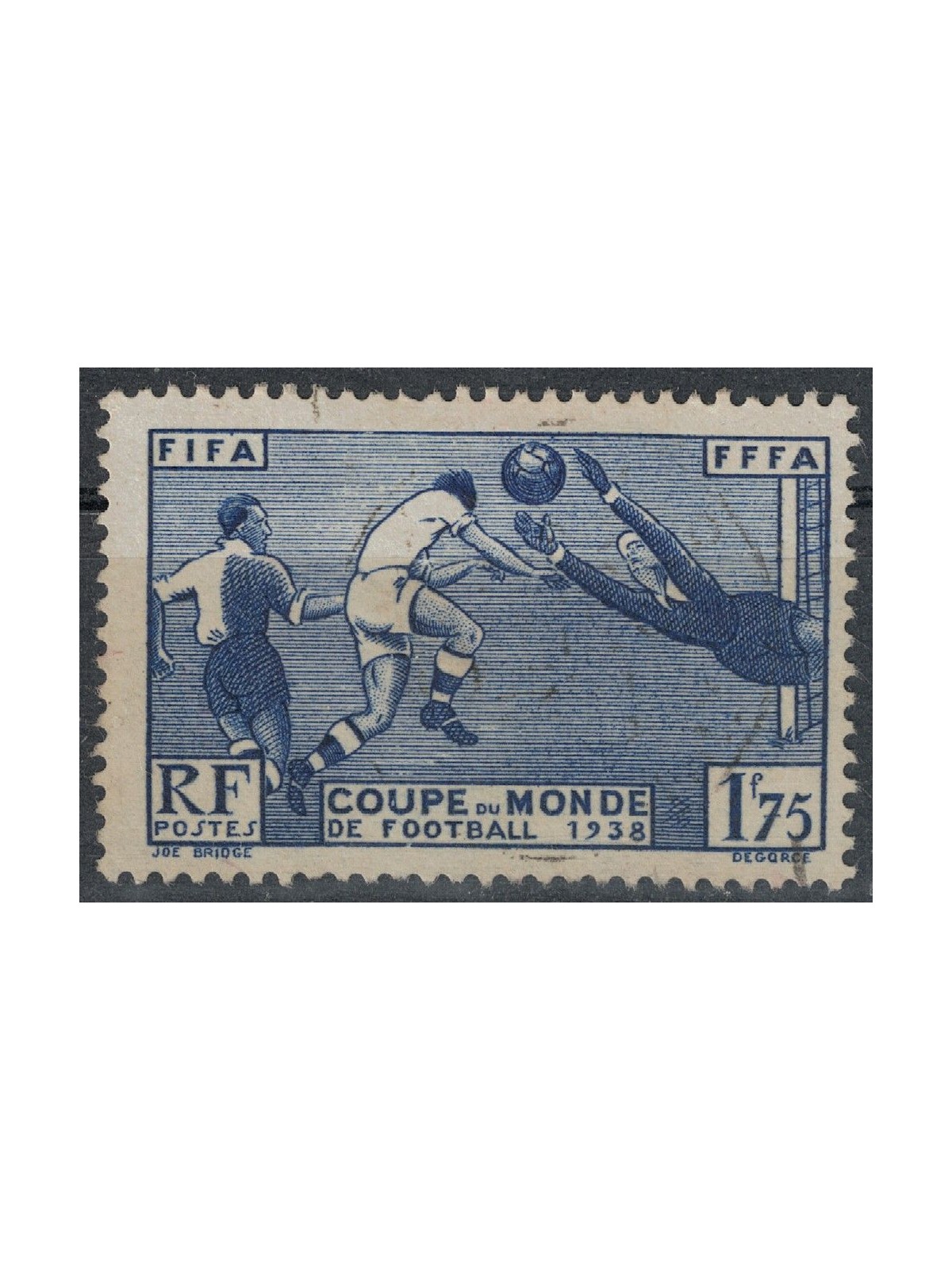 FRANCIA 1938 Coppa del mondo di calcio us
