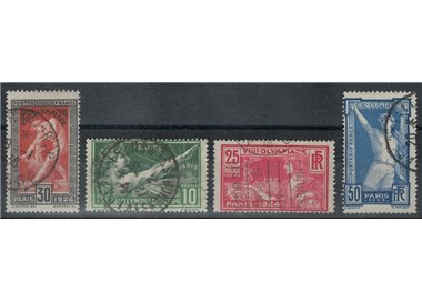 FRANCIA 1924 Olimpiadi di Parigi 4v us