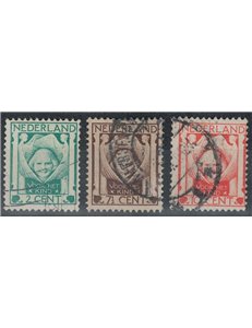 NETHERLANDS 1924 Pro childhood 3v us