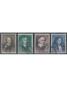 NETHERLANDS 1937 Charity, summer series, illustrious men 4v us