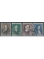NETHERLANDS 1937 Charity, summer series, illustrious men 4v us