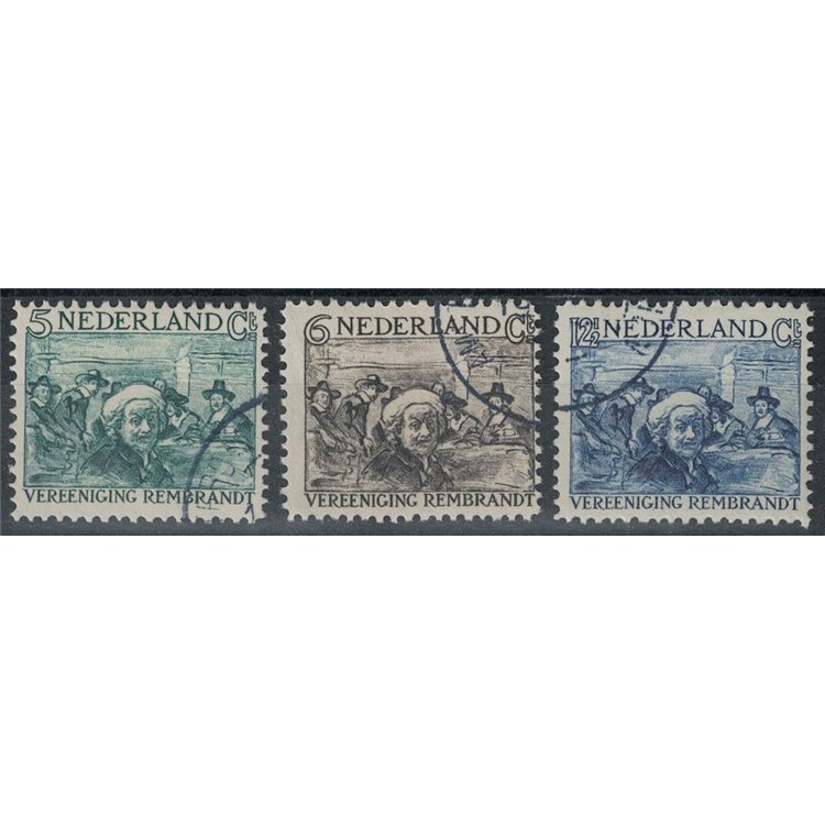 NETHERLANDS 1930 Pro Società Rembrandt 3v us