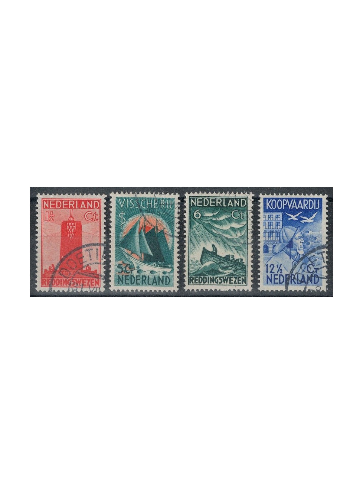 NETHERLANDS 1933 Pro opere del mare 4v us