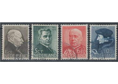 NETHERLANDS 1936 Charity, summer series, illustrious men 4v us