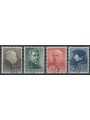 NETHERLANDS 1936 Charity, summer series, illustrious men 4v us