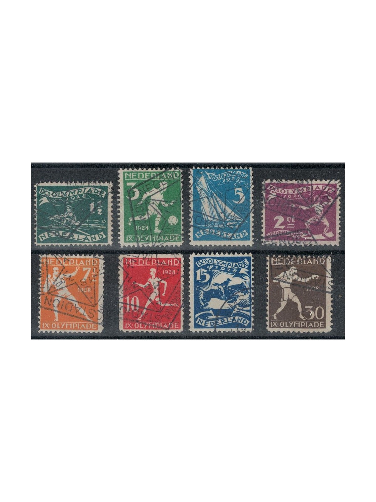 HOLLAND 1928 Amsterdam Olympics 8th us