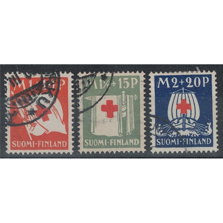 FINLAND 1930 Pro Red Cross 3v us