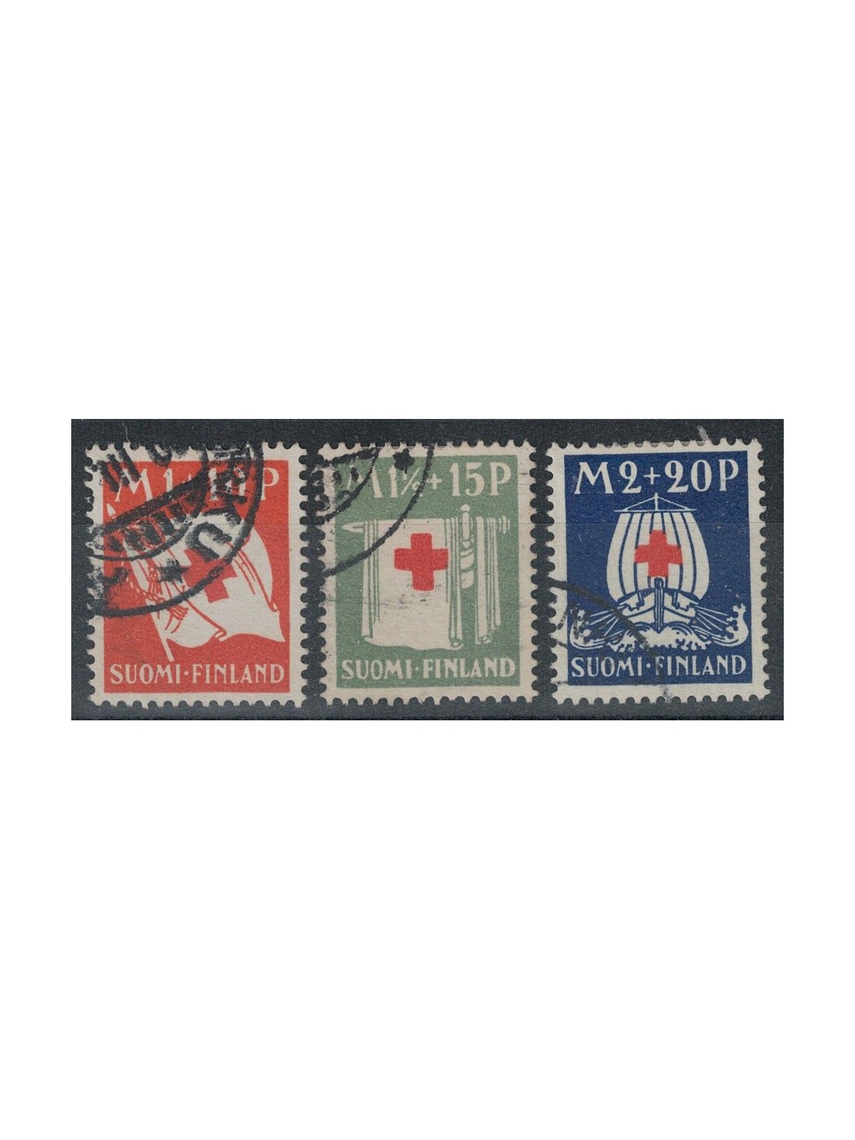 FINLAND 1930 Pro Red Cross 3v us