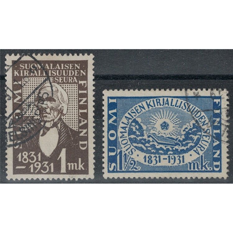 FINLAND 1931 Literary Society 2v us