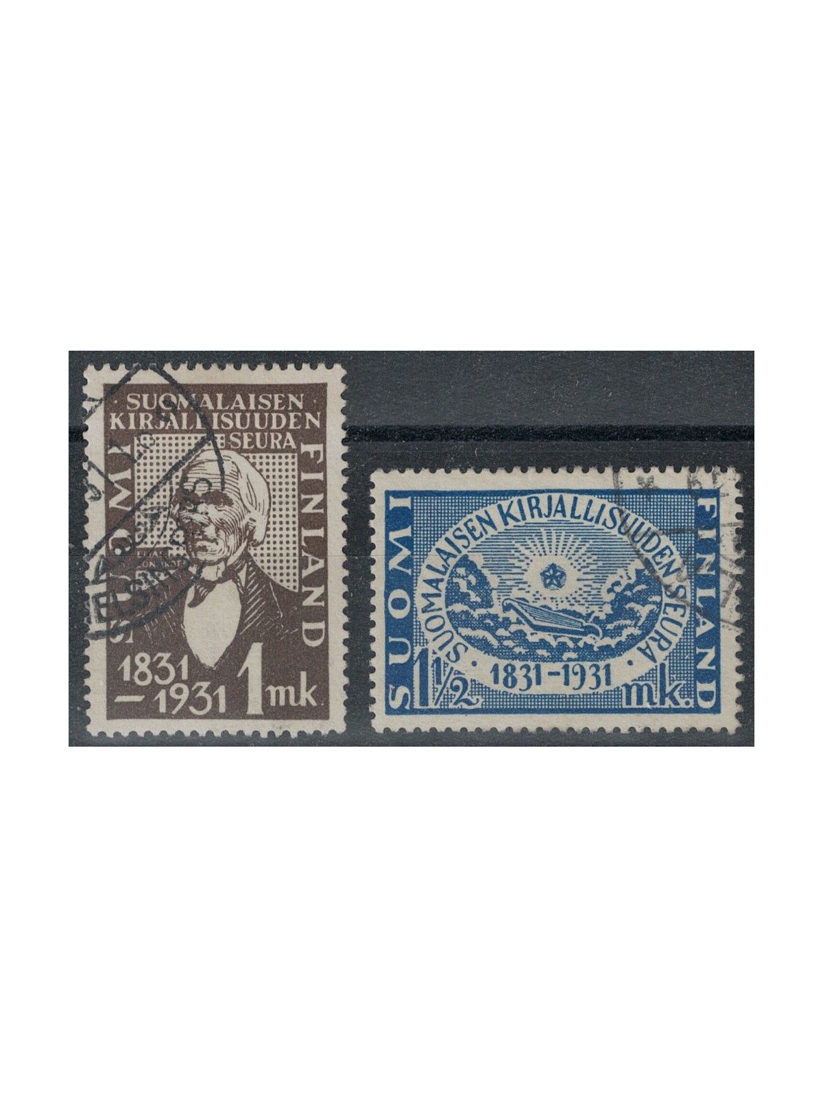 FINLAND 1931 Literary Society 2v us