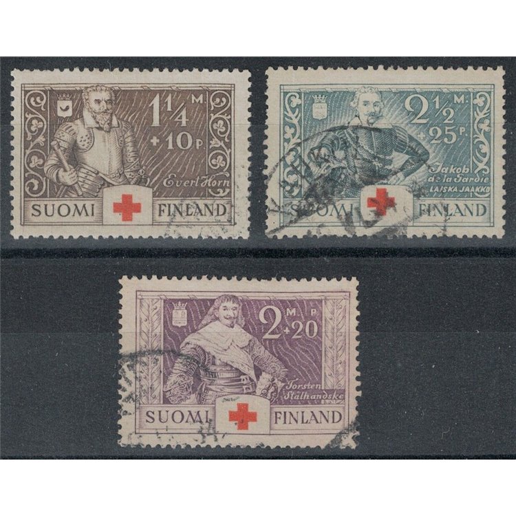 FINLAND 1934 Pro Red Cross 3v us
