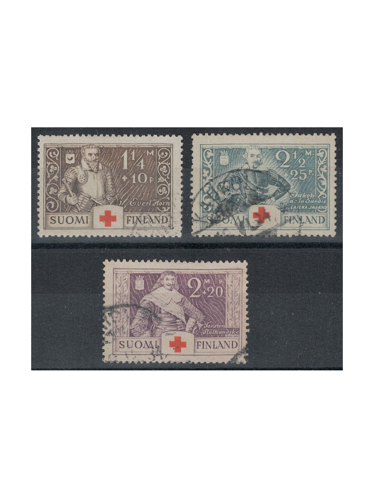 FINLAND 1934 Pro Red Cross 3v us