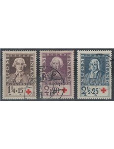 FINLANDIA 1935 Pro Croce Rossa 3v us