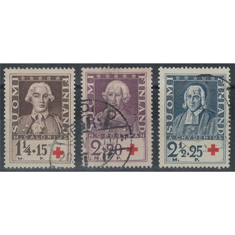 FINLAND 1935 Pro Red Cross 3v us