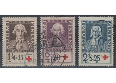 FINLAND 1935 Pro Red Cross 3v us