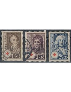 FINLANDIA 1936 Pro Croce Rossa 3v us