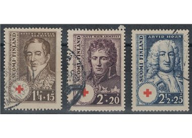 FINLAND 1936 Pro Red Cross 3v us